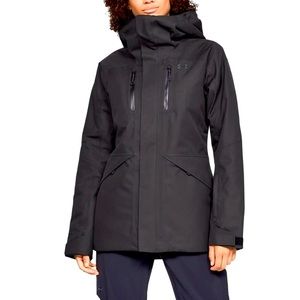 Under Armour Emergent Winter Ski Snow Jacket Black - Adult SMALL - Like New